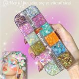 OEM Glitter Kremsi Far&amp;saç Simi,yüz ve Vücut Simi