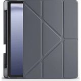 OEM Huawei Honor Pad X9 11.5 Kılıf Kalemlikli Mars Tablet Kılıfı - Koyu GRI-(5796) - VOANFD9810-97