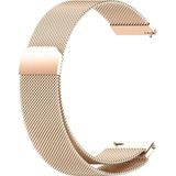 OEM Huawei Watch Gt6 41 mm / Gt5 Pro 42 mm / Gt5 41MM / Gt4 41 mm ile Uyumlu 18 mm Paslanmaz Çelik Milanese Hasır Kordon – Manyetik Tokalı, Ayarlanabilir Metal Saat Kayışı