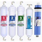 OEM Ihlas Aura Cebilon Plus Uyumlu 12 Inç Inline 5'li Membranlı Filtre Seti (Dirsek Hediyeli)