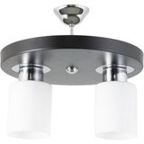 OEM Ikili Modern Spor Model Yuvarlak Tepsi Siyah Avize NOCOLOR-906E8D55 Tek Ebat 3501-2BLK