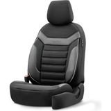 OEM Individual Design Ortopedik Özel Tasarım Oto Koltuk Kılıfı Tam Set (Siyah-Gri) - Belirtilmemiş