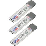OEM Kalem Ucu 2b 0,9 mm 3 Adet Mekanik Uçlu Otomatik Kurşun Kalem Ucu 2b 60MM x 0,9mm Siyah Mikro Uç Kısa