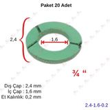 OEM Klingrit Conta Yeşil 3/4'' (20 Adet) 24*16*0,2
