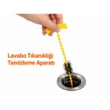 Oem Lavabo Gideri Saç ve Tıkanıklık Temizleme Aparatı | Gider Açıcı Temizlik Çubuğu | Banyo ve Mutfak