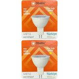 OEM LED Ampul, 7W (50W), Sarı Işık (3000K), MR16 G4 Duylu, 2 Adet