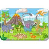 OEM Lipyos Sevimli Hayvanlar Dinazorlar A3 104 Parça Puzzle, Oyuncak, Yapboz A3 1553