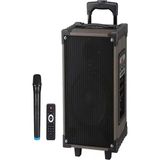 OEM LT-908 Süper Bass Şarjlı Mikrofonlu Hoparlör Karaoke Sistemi 40 Watt Taşınabilir Parti Box