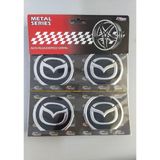 OEM Mazda Alüminyum Yapıştırma Jant Göbeği 4 Lü 60MM