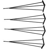 OEM Metal Firkete Ayak Masa Ayağı 4 Adet - Boy 71 cm - Belirtilmemiş