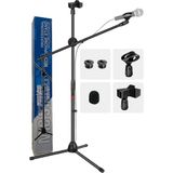 OEM MS06S Mikrofon Standı - Mikrofon Sehpası (Sünger ve Tutacak Dahil) - Siyah