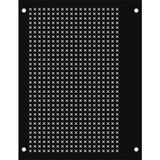 Oem Muadil 9505G ve 9510G Uyumlu Mesh Köşeli Yıldız Havaladırma Ön Panel Siyah