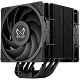 OEM Mugen 6 Dual Fan Black Edition Cpu Hava Soğutucu, Intel LGA1700, LGA1151, Amd Am5, Am4 Desteği, 120MM, Tek Kule, Alüminyum Üst Kapak (Mugen 6 Dual Fan Black Edition)