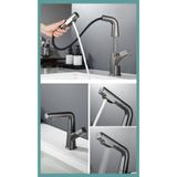 OEM Mutfak Evye Banyo Lavabo Bataryası Asansörlü Yeni Sistem Antrasit Gri Fiskiyeli 5 Yıl Garantili, Model Kodu: TYC00806964813
