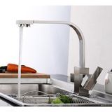 OEM Mutfak Evye Bataryası Dual Flow Su Arıtma Çıkışlı Yeni Tasarım Nikel 5 Yıl Güvenceli - Mat Krom