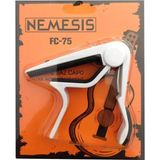 OEM Nemesis Fc-75 Gitar Ukulele Saz Bağlama (Kısa-Uzun) Akustik Klasik Electro Guitar Capo (Beyaz)