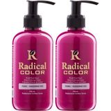 OEM New 25/pink Amonyaksız Su Bazlı Saç Boyası 250 ml 2 Adet Pembe