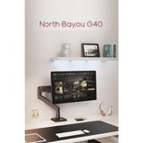 OEM North Bayou G45 27-40 Inç Tek Kollu Monitör Standı - Siyah