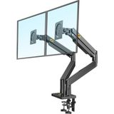 OEM North Bayou Nb G35 Çift Monitör Standı, 22''-32'', Metal, Siyah, Gazlı Yay Sistemi, 12 kg Taşıma Kapasitesi, Vesa 75X75/100X100