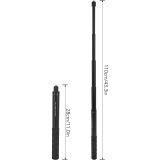 Oem NSTA360 Aksiyon Görünmez Selfie Çubuğu 1.1 Metre Alüminyum Alaşım