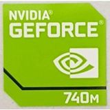 OEM Nvidia Geforce 740M Sticker Etiket D117