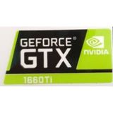 OEM Nvidia Geforce GTX 1660 Ti Sticker Yatay Etiket D107