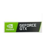 OEM Nvidia Geforce GTX Sticker Yatay Büyük Boy Etiket D112