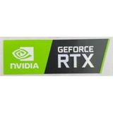 OEM Nvidia Geforce RTX Sticker Yatay Büyük Boy Etiket D113