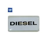 OEM Opel Yakıt Depo Kapağı Dizel Etiketi 2X4.5Cm (Diesel Yazısı