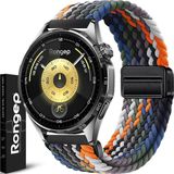 OEM [örgü Loop] Huawei ile Uyumlu 22MM Kordon Gt6/gt6 Pro/gt Runner 2/gt5/5 Pro/gt4/gt3/3 Pro 46MM Için Manyetik Toka Gt6 Pro Kordon Terletmeyen Elastik Kumaşlı Gt6 46MM Kordonu