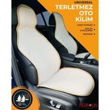 OEM Oto Koltuk Koruyucu Kılıf Terletmez Kilim Seti 2 Ön+1 Arka 3lü Set Universal Bej