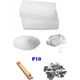 OEM P10 Mum Yapım Başlangıç Seti 1kg Parafin Fitiller Stearin Evde Mum Yapımı