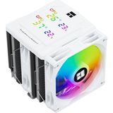 OEM Peerless Assassin 120 Dijital Argb Beyaz Cpu Hava Soğutucu -Sıcaklık Göstergesi | 6 Isı Borusu | 1850RPM Pwm 120MM Fanlar, Intel 1851/1700, Amd Am4/am5 Için