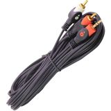 OEM Powermaster PM-1943 2 Rca 3.5mm Stereo Erkek Kablo 5 Metre