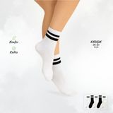 Oem Premium Karışık 3’lü Kadın Kolej Çorap Seti - Rahat ve Şık Kullanım - 36 - 40 - Karışık Renk