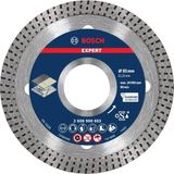 OEM Professional 1x Expert Hardceramic Elmas Kesme Diskleri (Sert Fayanslar, Sert Taş, Ø 85 Mm, Aksesuar Küçük Avuç Taşlama Makinesi) - Gümüş - Mavi