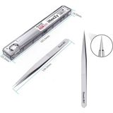 OEM Qianli Ineezy Fx-01 Profosyonel Hassas Ince Uçlu Entegre Cımbızı - Metalik Gri