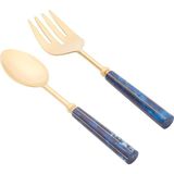 OEM Razzo 2'li Salata Servis Seti QE8016A - Gold