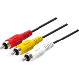 OEM RCA 30 Adet 15 cm Sarı Kırmızı Beyaz Erkek Tamir Kablosu