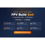OEM RFFS-F405-50A Uçuş Kontrol Kartı + Rfcam-Night Fpv Kamera Seti (2'li) — STM32F405 Esc Stack + Gece Kamerası