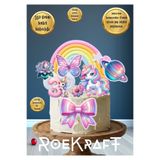 OEM Roekraft Doğum Günü Pasta süsleri , Unicorn Temalı Pasta Süsü Seti , İsimli Pasta Süsü