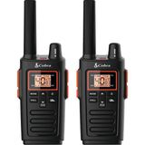 OEM RX380 Walkie Talkies - Şarj Edilebilir, 40 Önceden Ayarlanmış Kanal, Uzun Menzilli 8 Km Iki Yönlü Telsiz Seti (2'li Paket), Siyah
