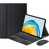 OEM Samsung Galaxy Tab A9 Plus SM-X210 11 Inch Tablet Bluetooth Touchpad Klavye + Bluetooth Mouse + Standlı Kılıf - Siyah Bkk7