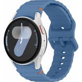 OEM Samsung Galaxy Watch 7/6/5/4/fe Serisi (40MM/44MM), Watch 6/4 Classic (47MM/43MM/42MM) ve Samsung Watch 5 Pro (45MM) Için Yumuşak ve Konforlu Wave 20MM Silikon Kordon
