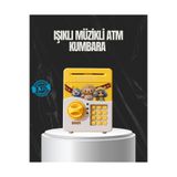 OEM Sarı Renk Otomatik Para Çeken Şifreli Çocuk Kumbarası