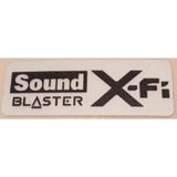OEM SBS Sound BLASTER X-fi Sticker Etiket D142