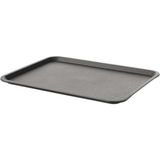 OEM Servis Tepsisi 37X29 cm Sunum Tepsisi Çay Kahve Taşıma Plastik Tepsi Gri Renk 5045777777785
