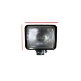 Oem Sis Lambası Mini Kare Düz Cam Siyah Ampul Hediyeli