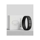 OEM Siyah LED Ekranlı Akıllı Bileklik - Titreşimli ve Alarm Özellikli Adımsayar