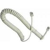 OEM Spiral Telefon Kordonu Karel Telefon Uyumlu 30Cm Gri